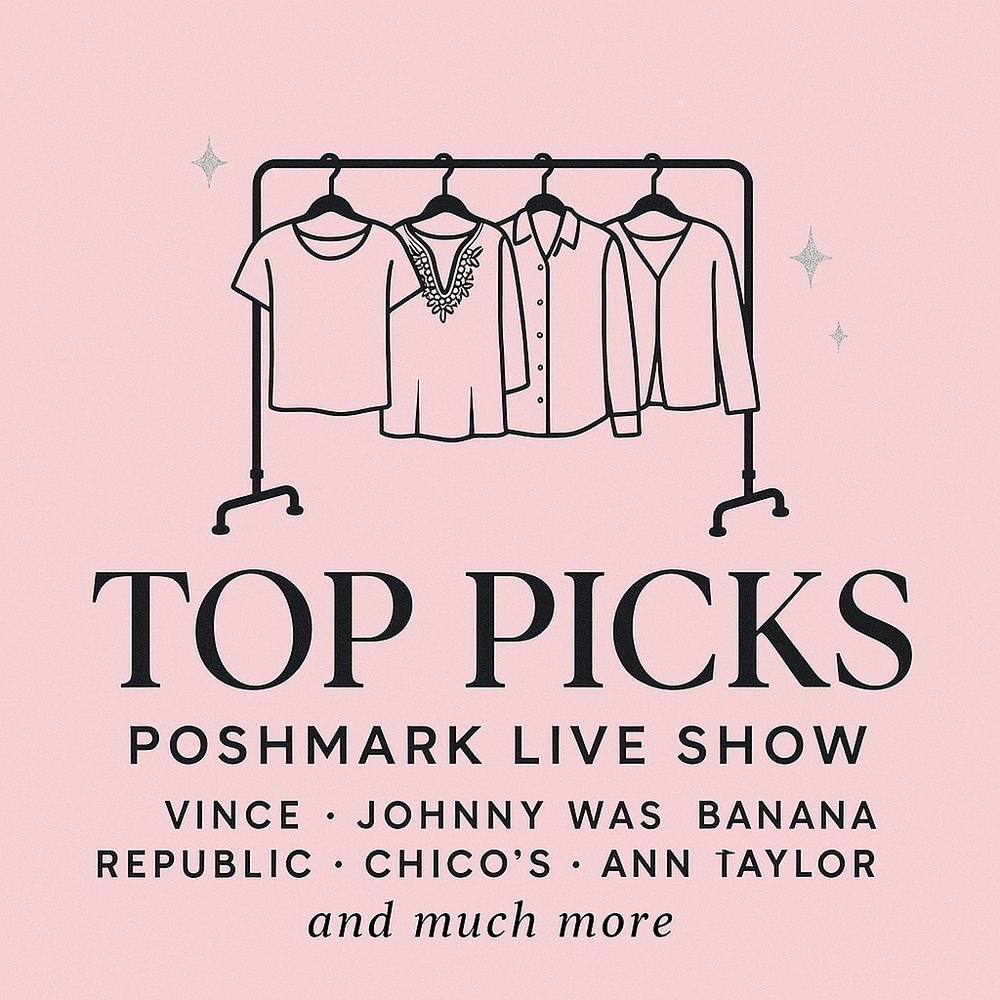 Poshmark Live Show Top Picks Show today 4.29.25 at 4 pm pacific/7 pm eastern